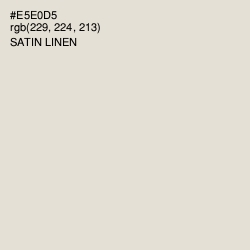 #E5E0D5 - Satin Linen Color Image